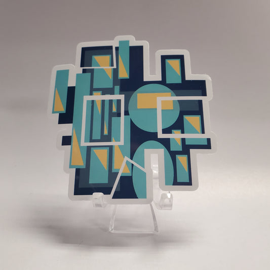 Sticker - Abstract.5 Turquoise