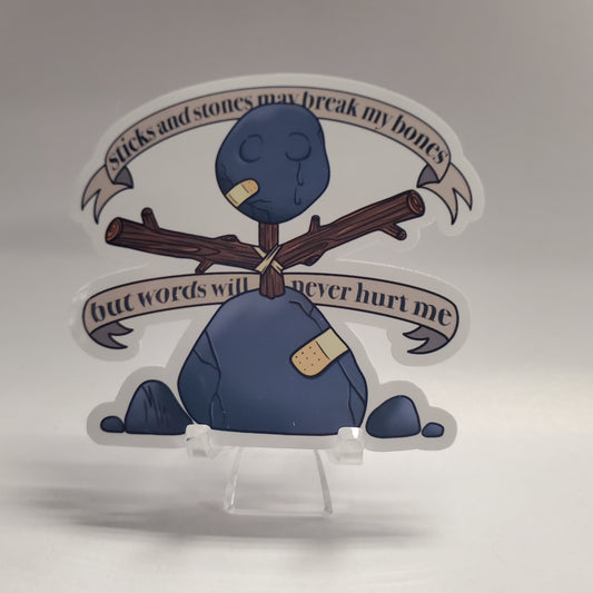 Sticker - Sticks & Stones