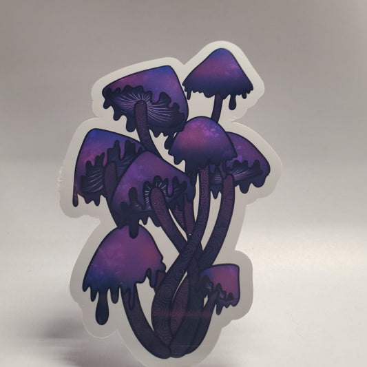 Sticker - Purple Inky Cap Shroom
