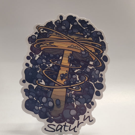 Sticker - Planet Shroom: Saturn