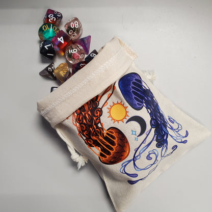 Dice Bag, Day Night Jellyfish