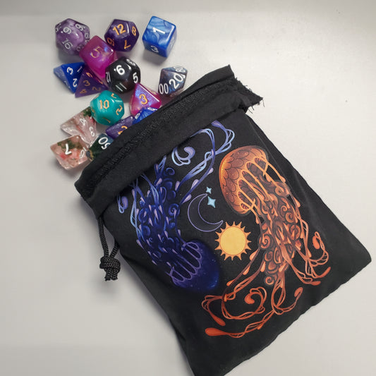 Dice Bag, Day Night Jellyfish
