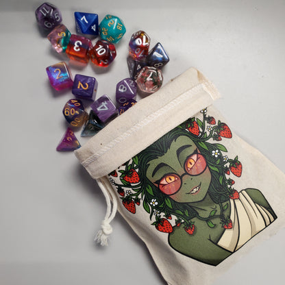 Dice Bag, Strawberry Medusa