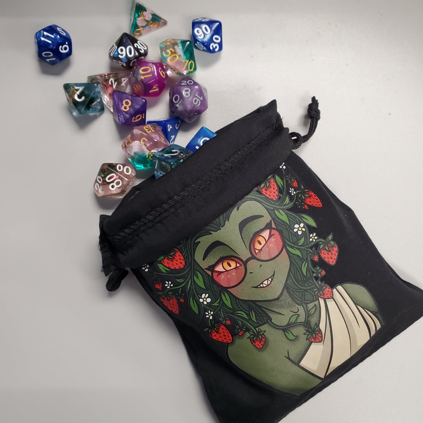 Dice Bag, Strawberry Medusa
