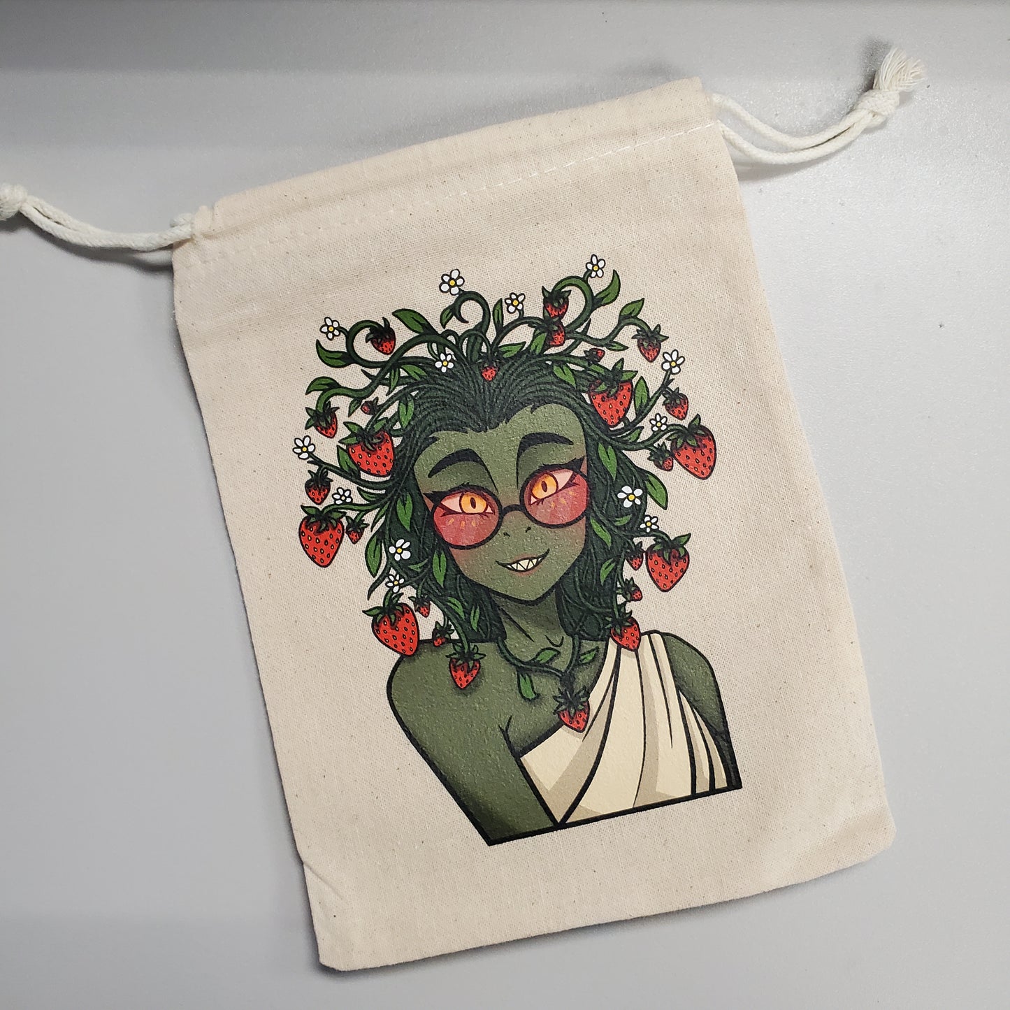 Dice Bag, Strawberry Medusa