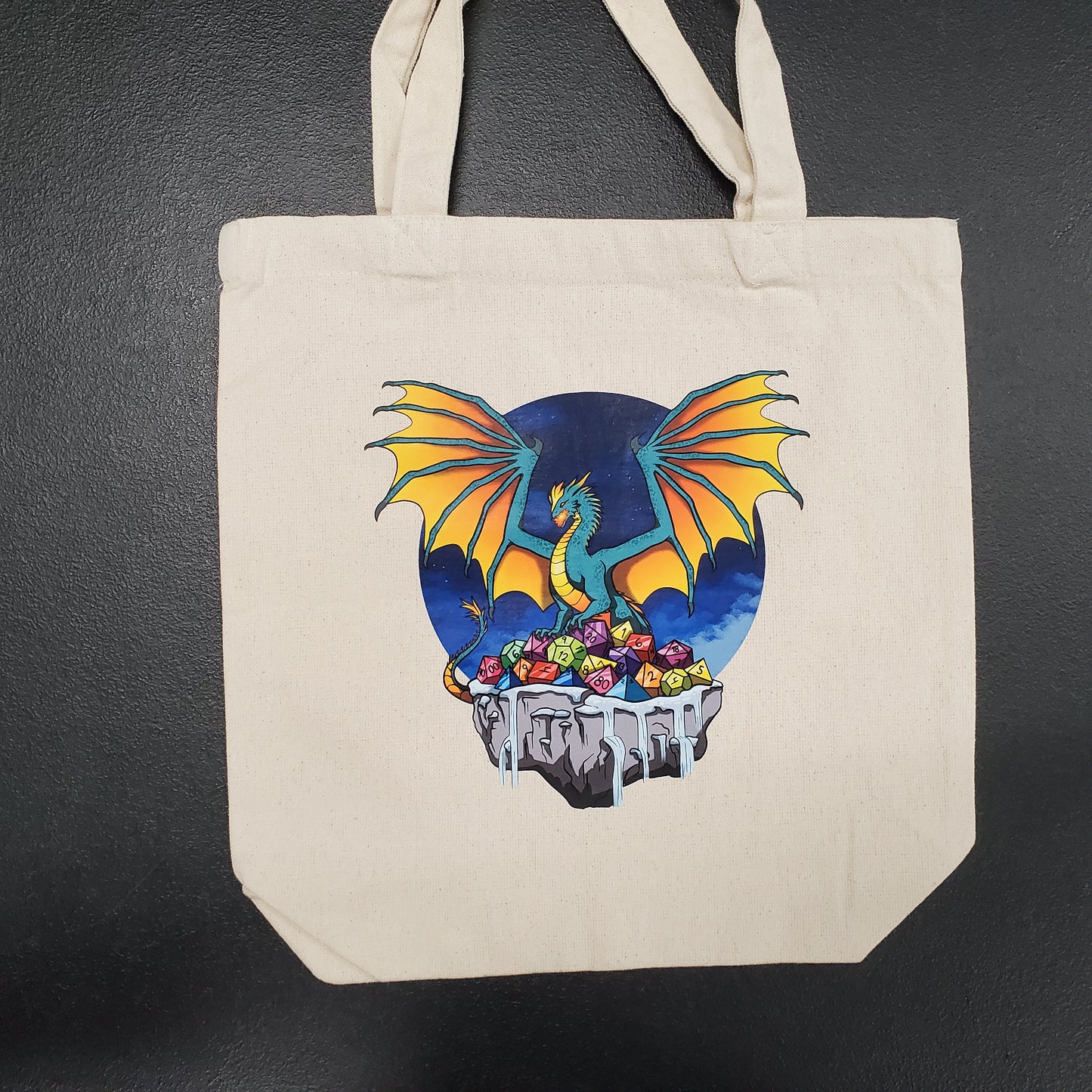 Tote Bag, Dice Dragon