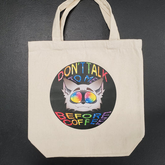 Tote Bag, Coffee Cat