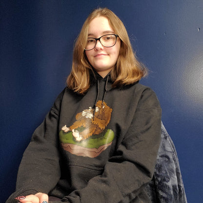 Hoodie, Bigfoot with Coffee