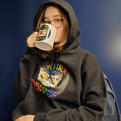 Hoodie, Coffee Cat