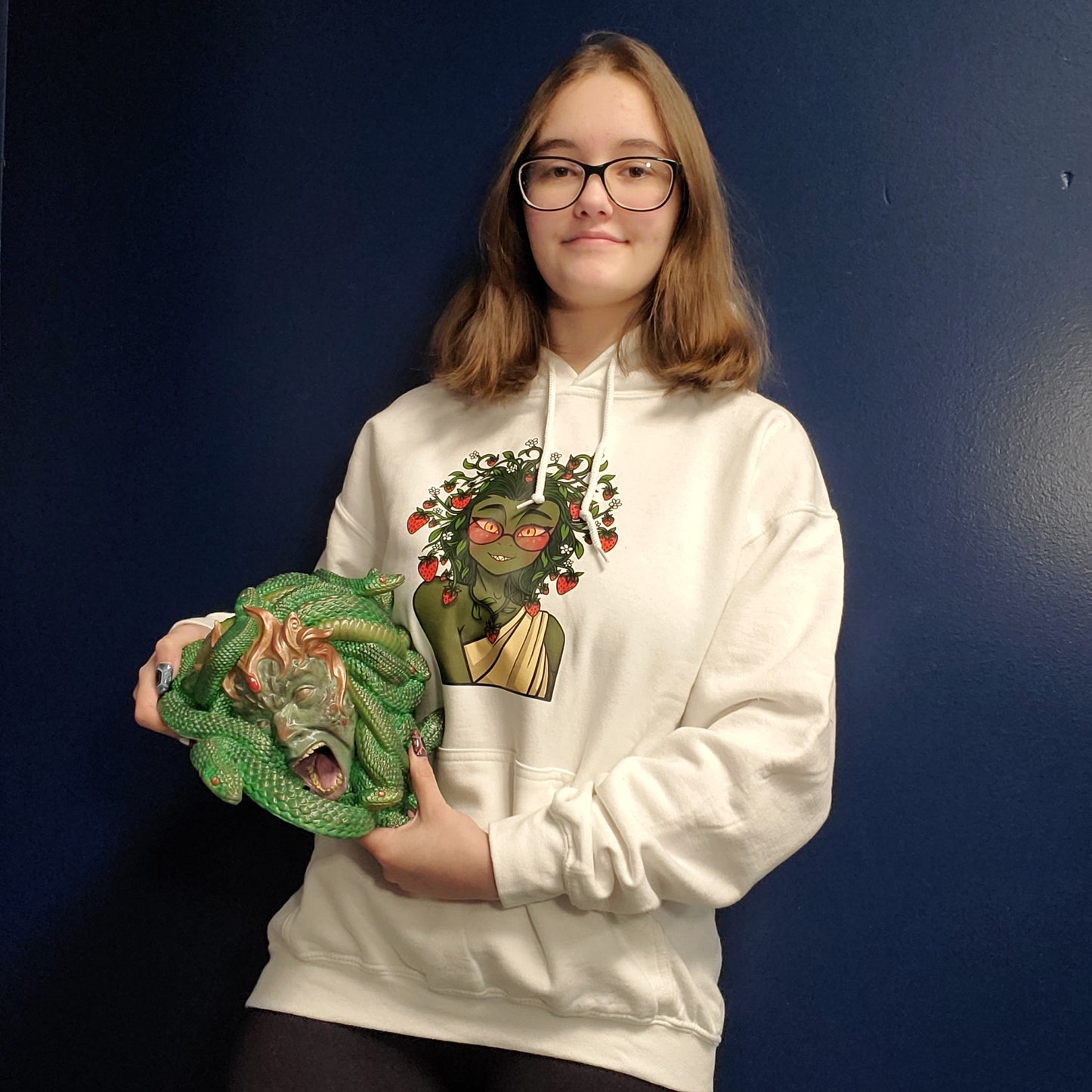 Hoodie, Strawberry Medusa