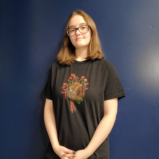 T-Shirt, Wooden Heart