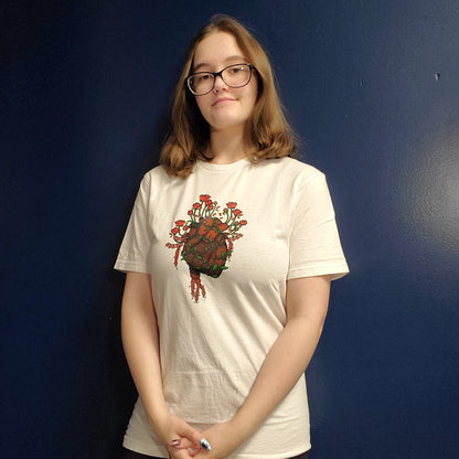 T-Shirt, Wooden Heart