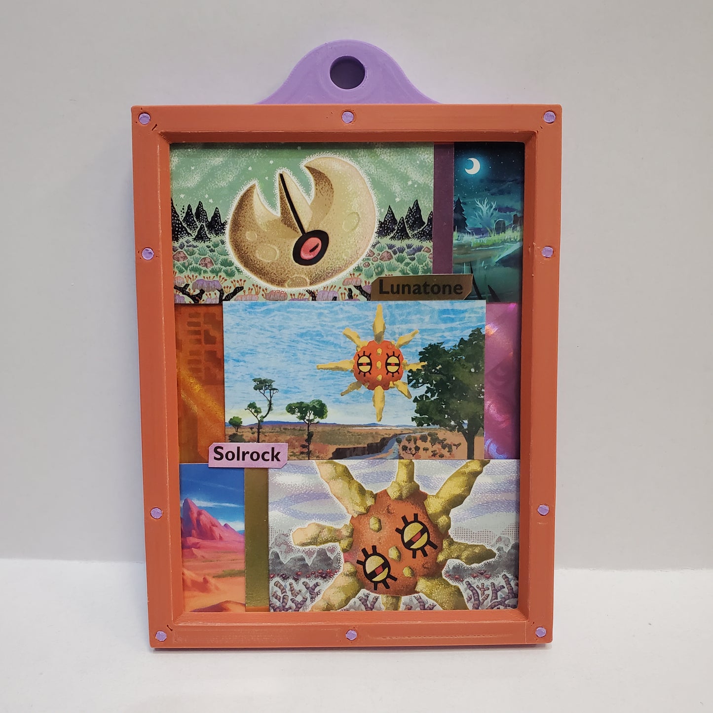 Pok'Collage: Solrock + Lunatone