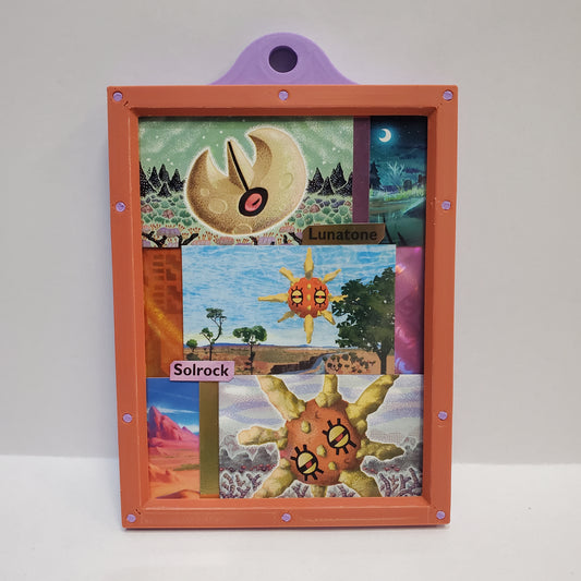 Pok'Collage: Solrock + Lunatone