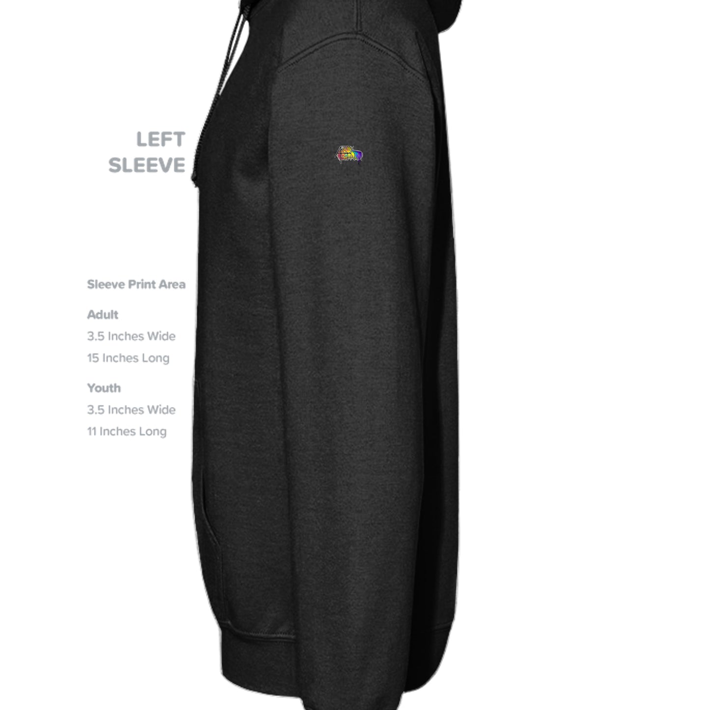 BLACK - G185 - SLEEVE_LEFT