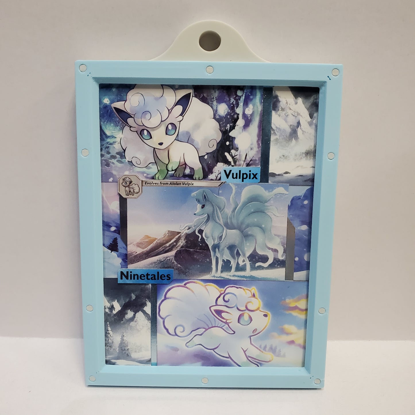 Pok'Collage: Alolan Vulpix + Ninetales
